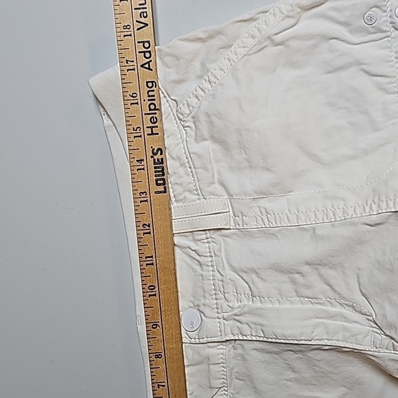 Lee Relaxed Fit Shorts Sz 12 Bright White - Picture 9 of 11